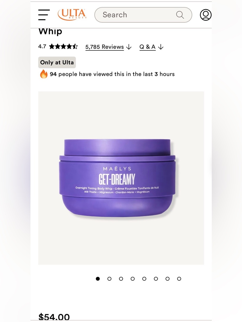 $54 Get-Dreamy Overnight Toning Body Whip